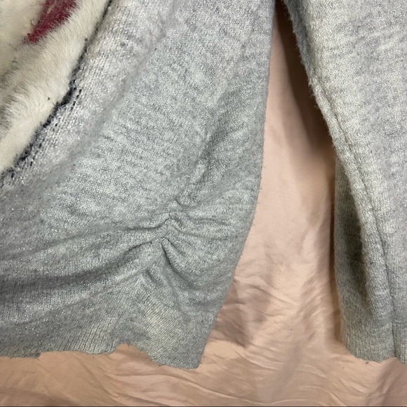 “Mama” llama fuzzy maternity sweater Size XL - Picture 6 of 11